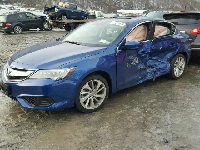 19UDE2F37HA012878 - 2017 ACURA ILX BASE BLUE photo 2