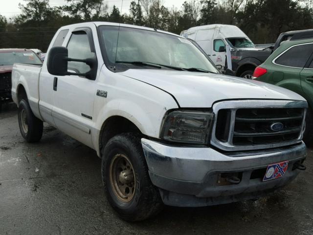 1FTNX20F31ED17616 - 2001 FORD F250 SUPER WHITE photo 1