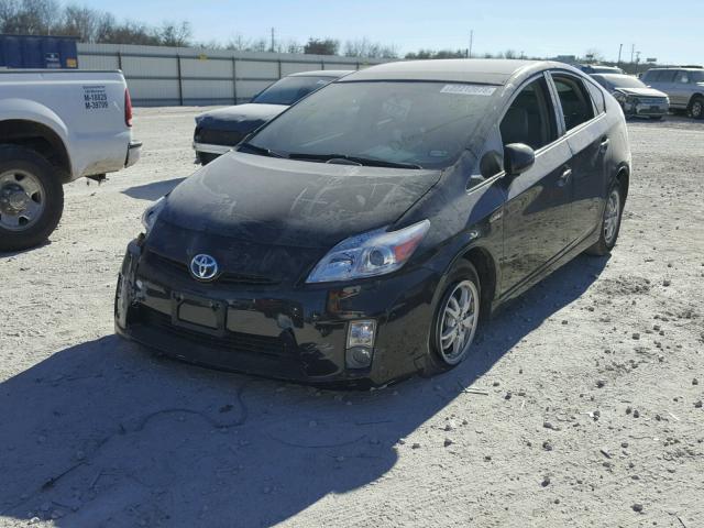 JTDKN3DU7A5127373 - 2010 TOYOTA PRIUS BLACK photo 2