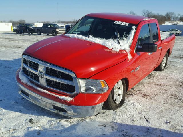 1C6RR7GT0DS697161 - 2013 RAM 1500 SLT RED photo 2