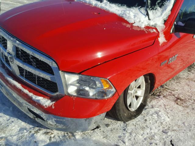 1C6RR7GT0DS697161 - 2013 RAM 1500 SLT RED photo 9