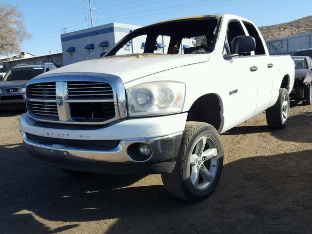 1D7HU18N58S544173 - 2008 DODGE RAM 1500 S WHITE photo 2