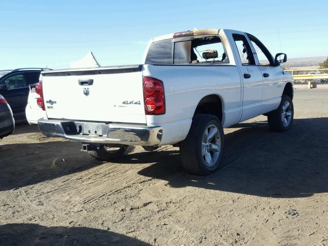 1D7HU18N58S544173 - 2008 DODGE RAM 1500 S WHITE photo 4