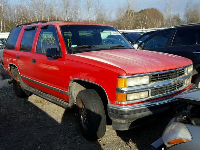 1GNEK13K4SJ413658 - 1995 CHEVROLET TAHOE K150 RED photo 1