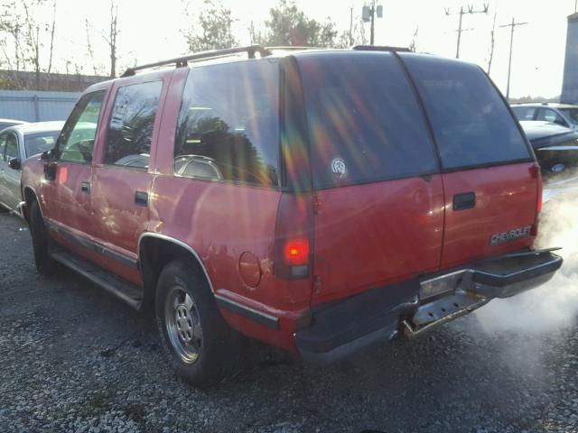 1GNEK13K4SJ413658 - 1995 CHEVROLET TAHOE K150 RED photo 3