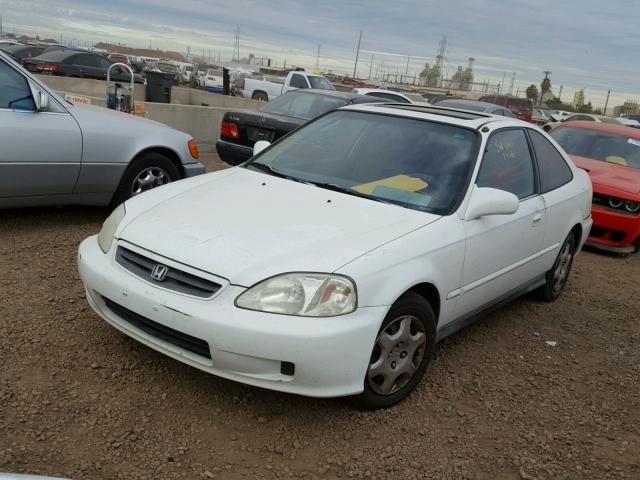 1HGEJ8247YL099428 - 2000 HONDA CIVIC EX WHITE photo 2