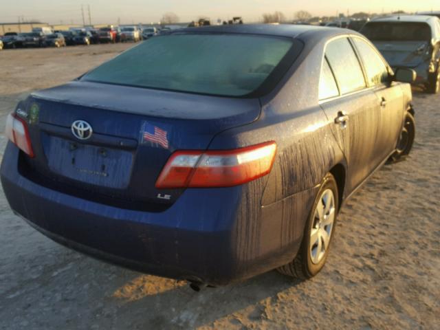 JTNBE46K773066785 - 2007 TOYOTA CAMRY NEW BLUE photo 4