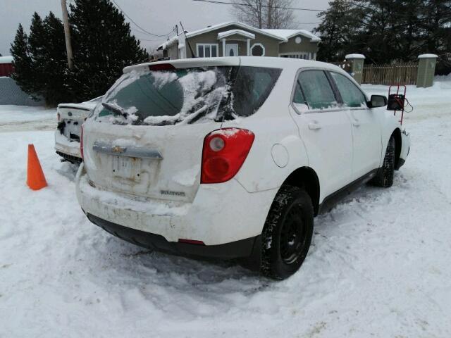 2CNALBEC5B6260376 - 2011 CHEVROLET EQUINOX LS WHITE photo 4