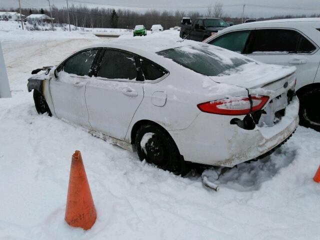 3FA6P0H9XDR314890 - 2013 FORD FUSION SE WHITE photo 3