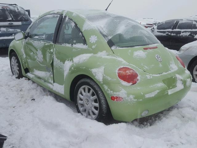 3VWCK31CX5M414812 - 2005 VOLKSWAGEN NEW BEETLE GREEN photo 3