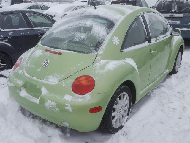 3VWCK31CX5M414812 - 2005 VOLKSWAGEN NEW BEETLE GREEN photo 4