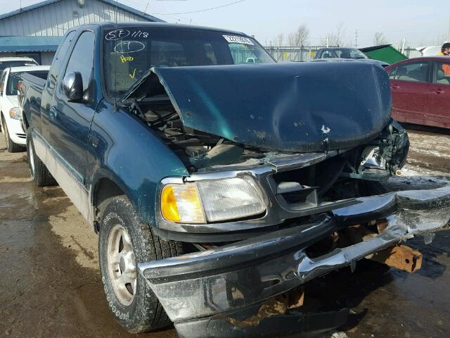 1FTDX1762VKC67004 - 1997 FORD F150 GREEN photo 1