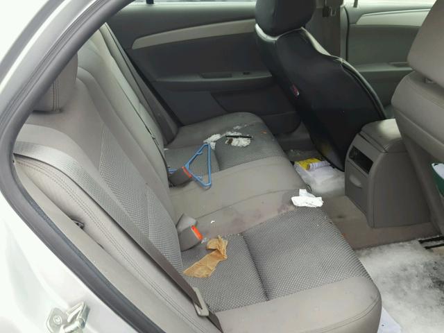 1G1ZB5E06CF105109 - 2012 CHEVROLET MALIBU LS SILVER photo 6