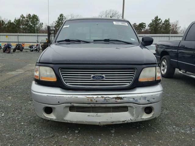 1FTRW07343KD94116 - 2003 FORD F150 SUPER BLACK photo 9