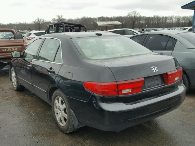 1HGCM66595A074365 - 2005 HONDA ACCORD EX BLACK photo 3