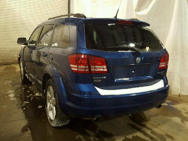 3D4PH5FV8AT107070 - 2010 DODGE JOURNEY SX BLUE photo 3