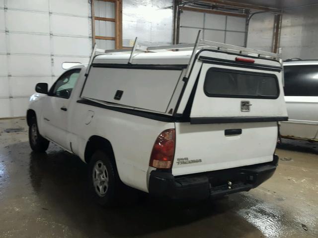 5TENX22NX7Z325772 - 2007 TOYOTA TACOMA WHITE photo 3