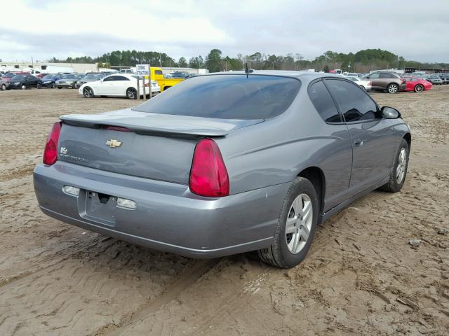 2G1WJ15K569255774 - 2006 CHEVROLET MONTE CARL GRAY photo 4