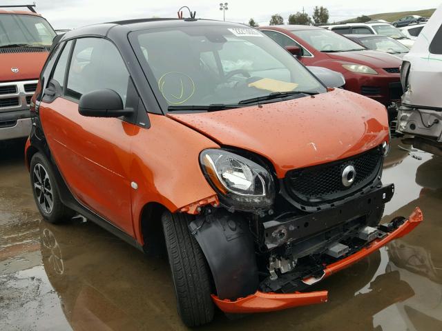 WMEFK5DA3HK174618 - 2017 SMART FORTWO CAB ORANGE photo 1