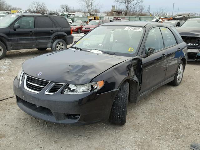 JF4GG61616G050625 - 2006 SAAB 9-2 2.5I BLACK photo 2