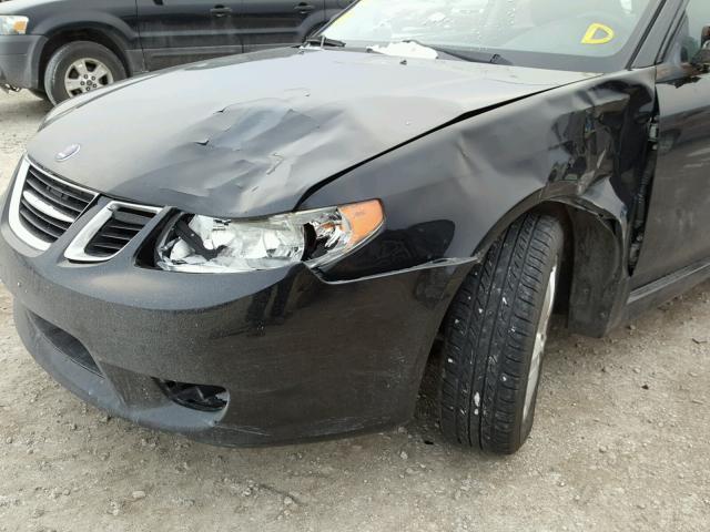 JF4GG61616G050625 - 2006 SAAB 9-2 2.5I BLACK photo 9