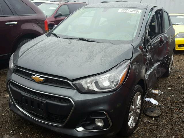 KL8CD6SA0HC825811 - 2017 CHEVROLET SPARK 1LT BLACK photo 2