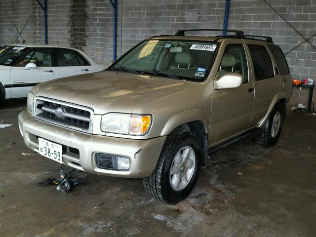 JN8AR07SXYW419987 - 2000 NISSAN PATHFINDER GOLD photo 2