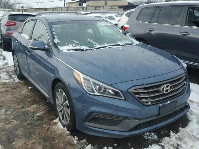 5NPE34AF0FH108931 - 2015 HYUNDAI SONATA SPO TEAL photo 1