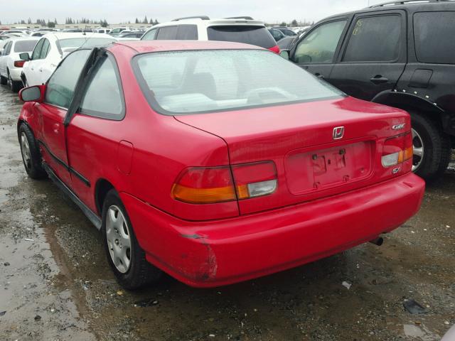 1HGEJ8241WL005461 - 1998 HONDA CIVIC EX RED photo 3