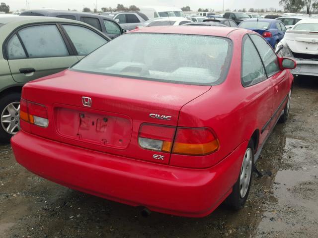 1HGEJ8241WL005461 - 1998 HONDA CIVIC EX 红色 照片 4