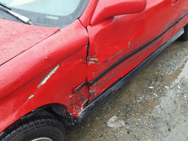 1HGEJ8241WL005461 - 1998 HONDA CIVIC EX RED photo 9