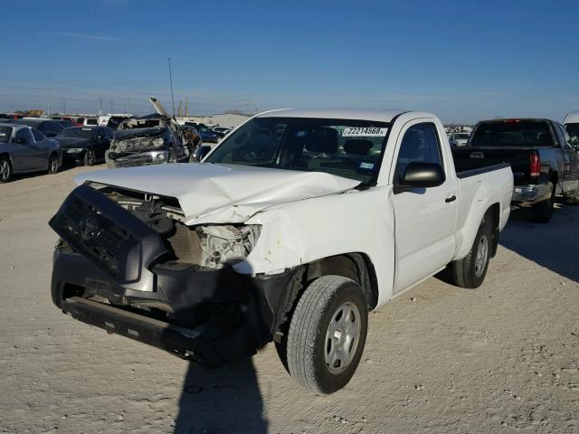 5TFNX4CN5DX023254 - 2013 TOYOTA TACOMA WHITE photo 2