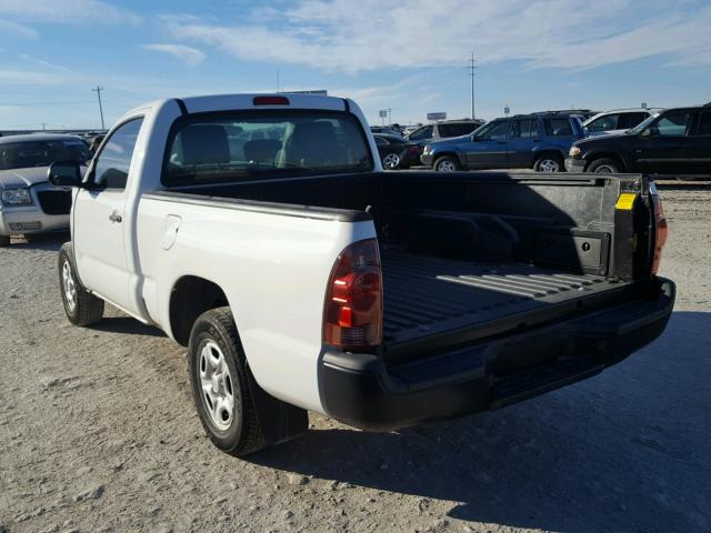 5TFNX4CN5DX023254 - 2013 TOYOTA TACOMA WHITE photo 3