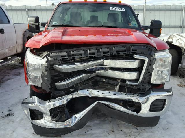 1FTBF2B6XCEA01930 - 2012 FORD F250 SUPER RED photo 9