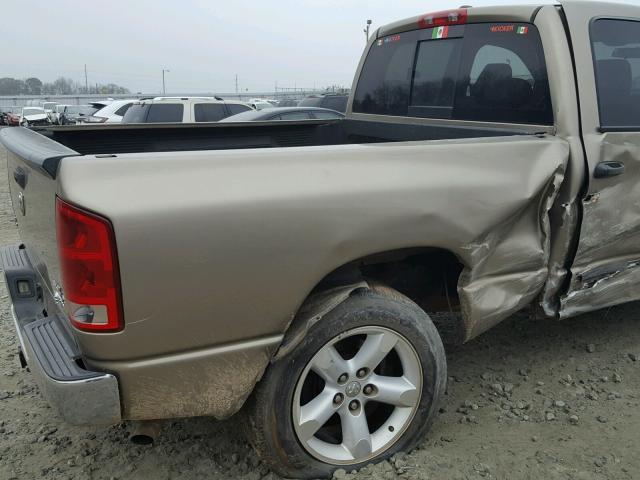 1D7HA18N16J135180 - 2006 DODGE RAM 1500 S GOLD photo 9