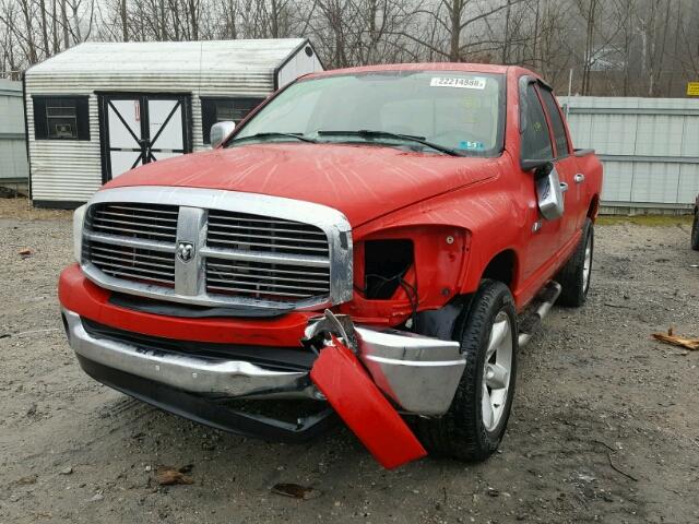 1D7HU18N08J226760 - 2008 DODGE RAM 1500 S RED photo 2