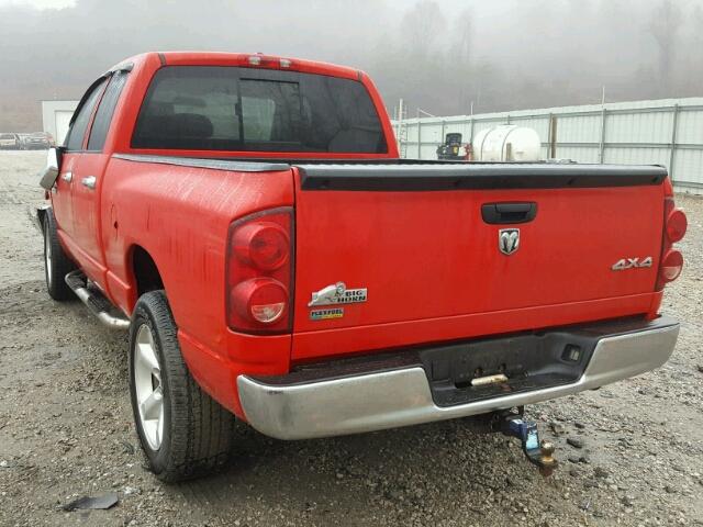 1D7HU18N08J226760 - 2008 DODGE RAM 1500 S RED photo 3