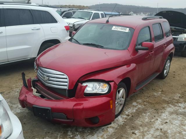 3GNBABFW3BS610197 - 2011 CHEVROLET HHR LT BURGUNDY photo 2