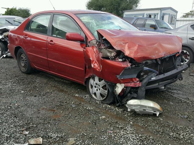 1NXBR32E37Z784438 - 2007 TOYOTA COROLLA CE RED photo 1