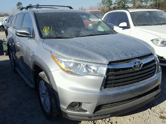 5TDZKRFH2GS146068 - 2016 TOYOTA HIGHLANDER SILVER photo 1