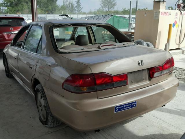 1HGCG16571A028893 - 2001 HONDA ACCORD EX GOLD photo 3