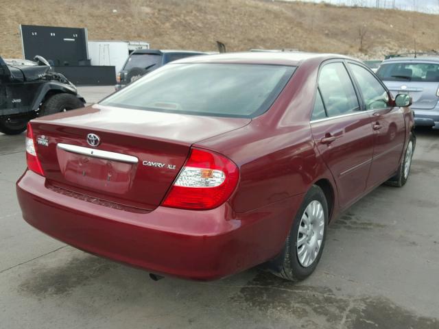 4T1BE32K83U157388 - 2003 TOYOTA CAMRY LE WHITE photo 4