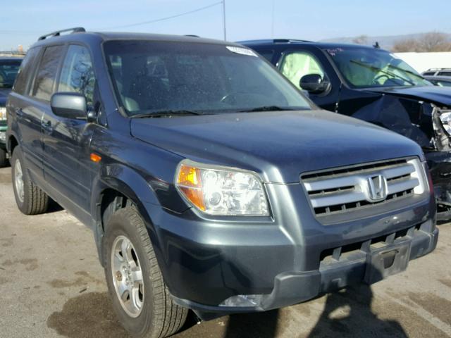 5FNYF28606B025352 - 2006 HONDA PILOT EX CHARCOAL photo 1