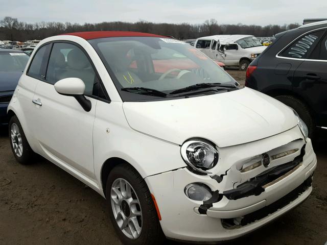 3C3CFFDR0DT670300 - 2013 FIAT 500 POP WHITE photo 1