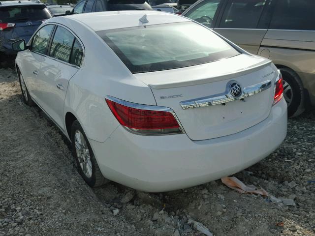 1G4GA5EC9BF236928 - 2011 BUICK LACROSSE C WHITE photo 3