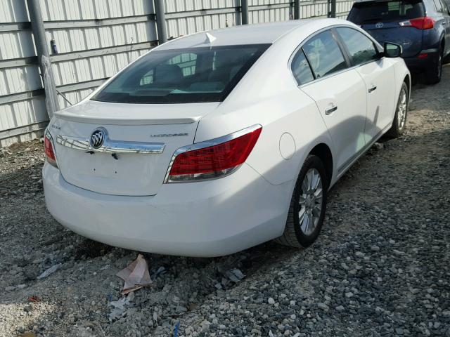 1G4GA5EC9BF236928 - 2011 BUICK LACROSSE C WHITE photo 4