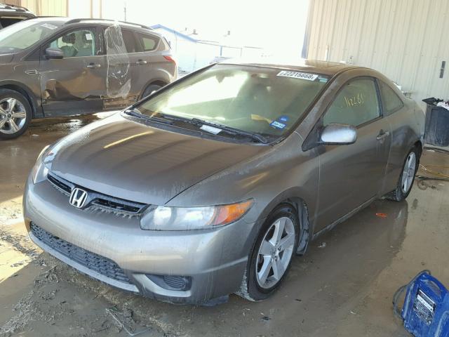 2HGFG12856H504998 - 2006 HONDA CIVIC EX GRAY photo 2