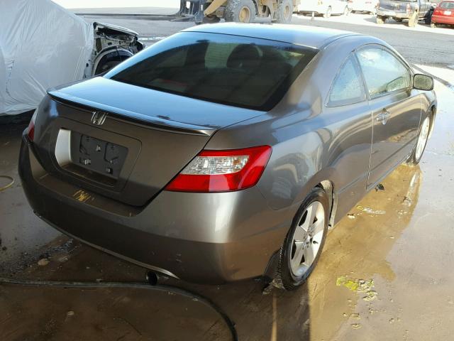 2HGFG12856H504998 - 2006 HONDA CIVIC EX ნაცრისფერი ფოტო 4