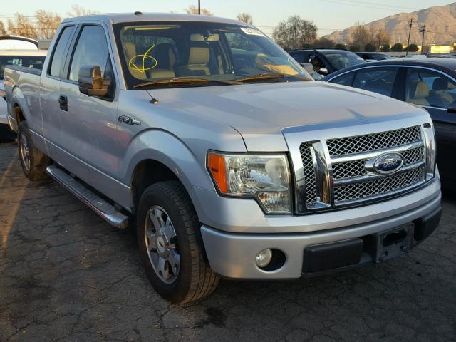 1FTEX1C82AKE26724 - 2010 FORD F150 SUPER SILVER photo 1