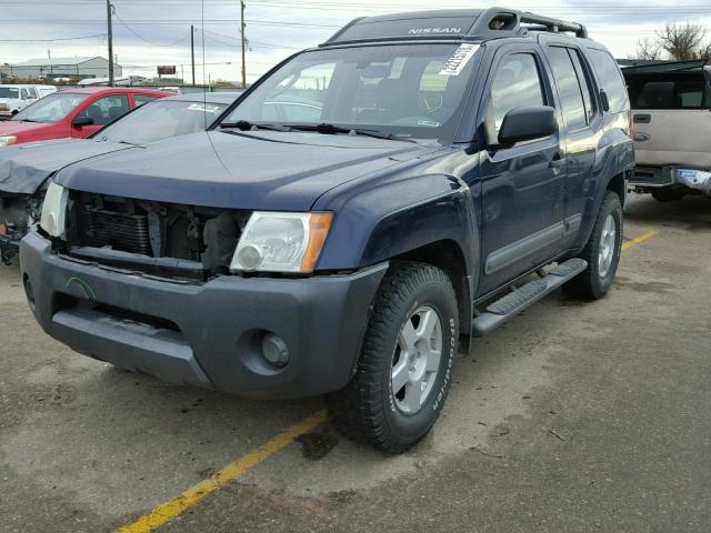 5N1AN08WX6C536973 - 2006 NISSAN XTERRA OFF BLUE photo 2